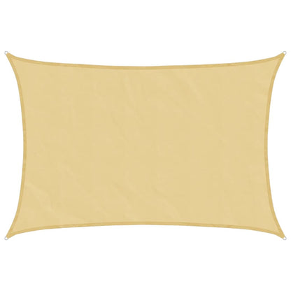 Sonnensegel Sandfarbe 3x4 m 100% Polyester Oxford