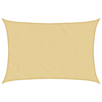 Sonnensegel Sandfarbe 3x5 m 100% Polyester Oxford