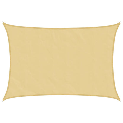Sonnensegel Sandfarbe 3,5x4,5 m 100% Polyester Oxford