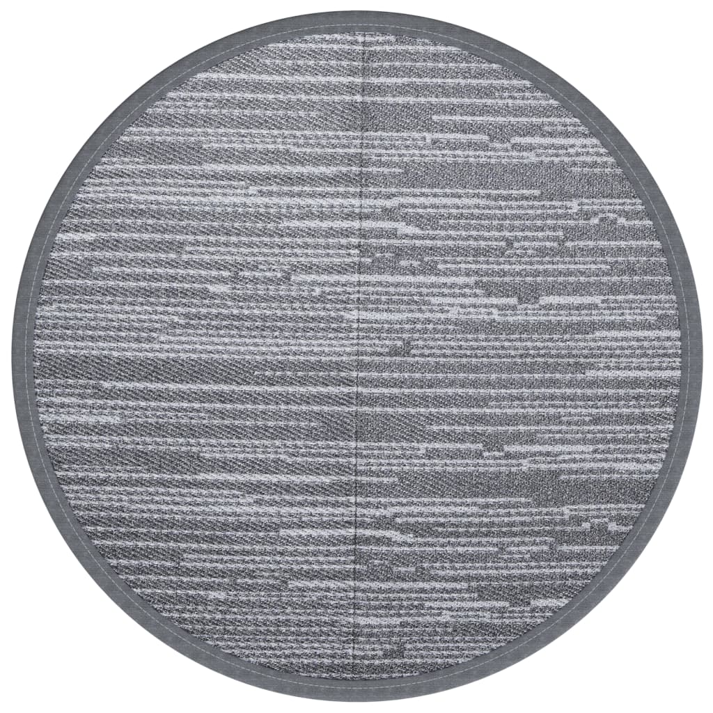 Outdoor carpet ARAKIL gray Ø200 cm PP