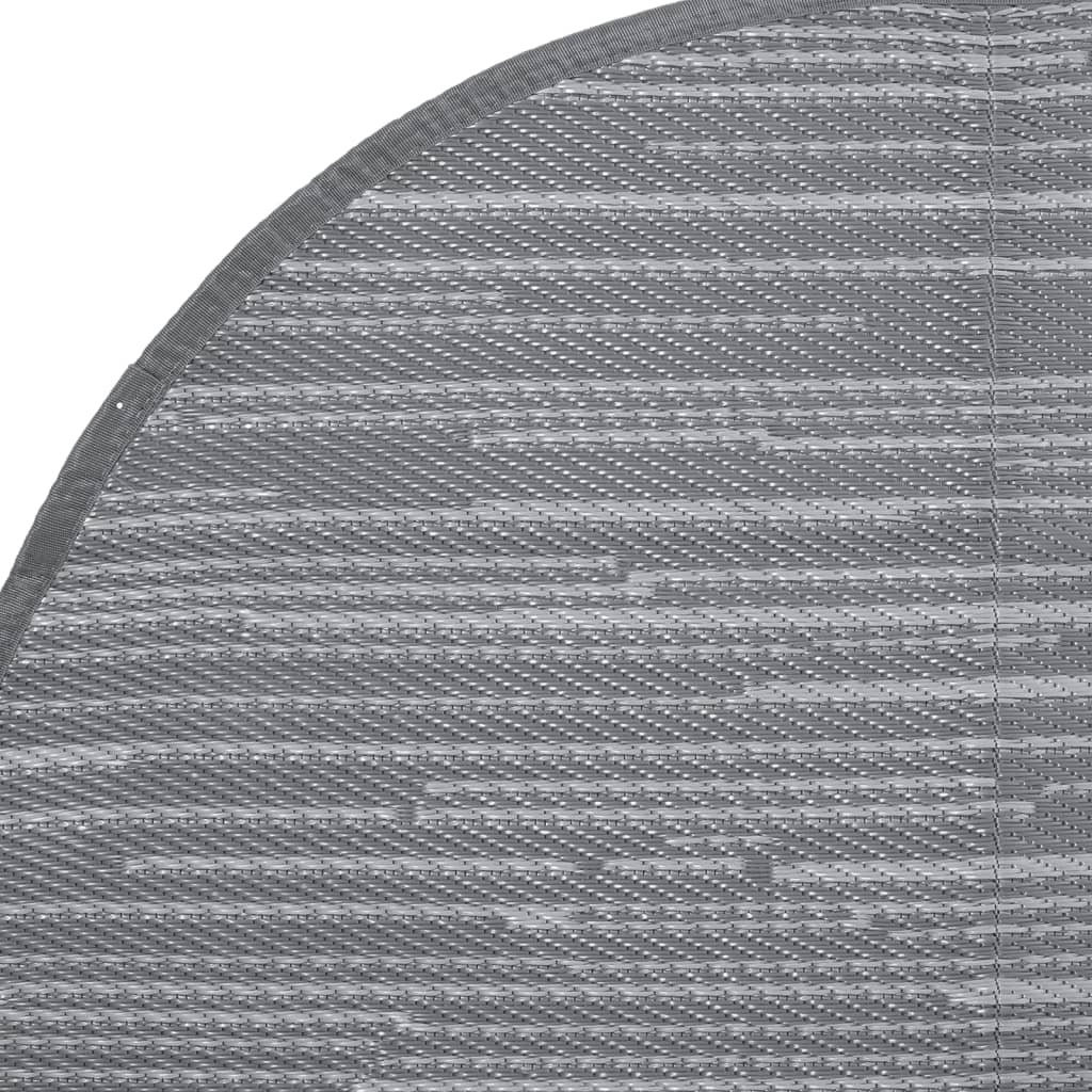Outdoor carpet ARAKIL gray Ø200 cm PP