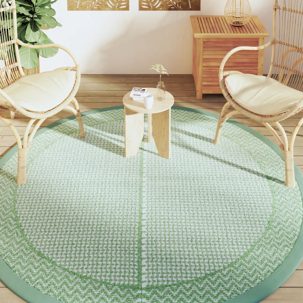 Outdoor-Teppich ARAKIL Grün Ø200 cm PP