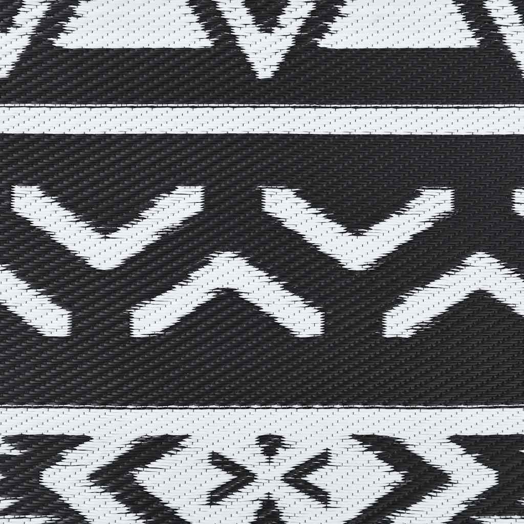 Outdoor carpet ARAKIL Black Ø200 cm PP