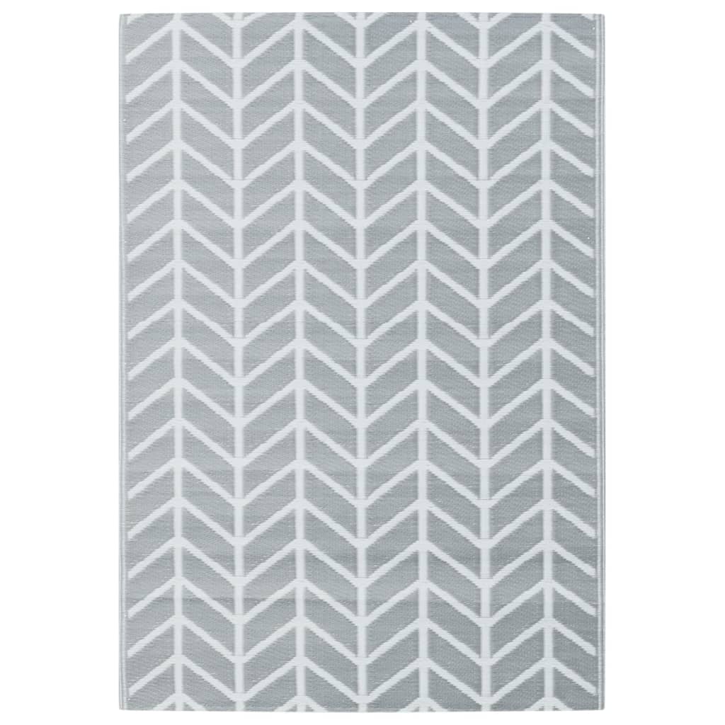 Tapis extérieur gris 160x230 cm PP