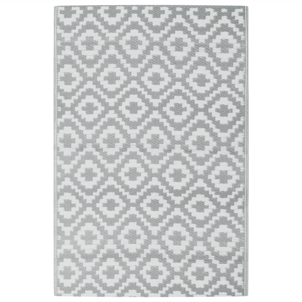 Outdoor carpet ARAKIL gray 120x180 cm PP