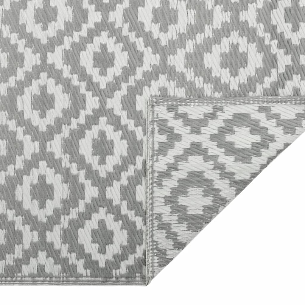 Outdoor carpet ARAKIL gray 120x180 cm PP