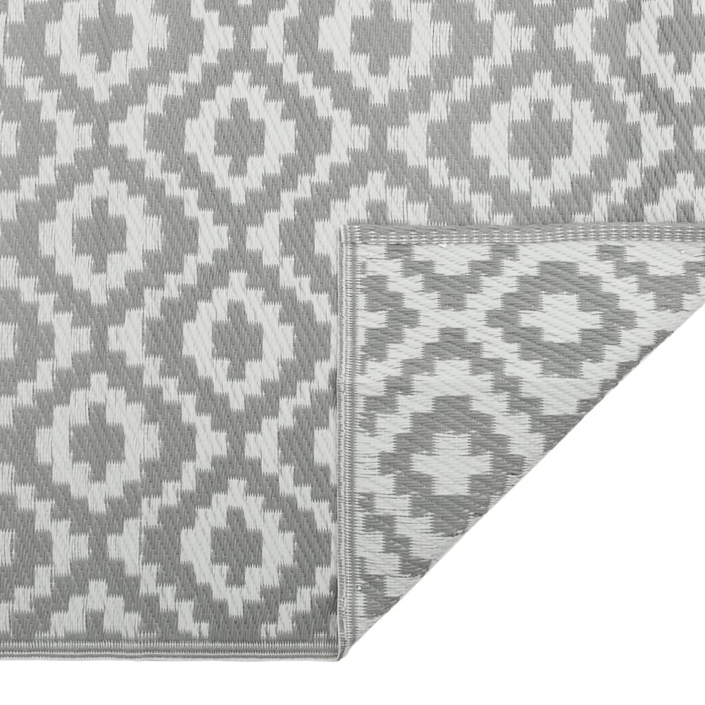 Outdoor carpet ARAKIL gray 160x230 cm PP