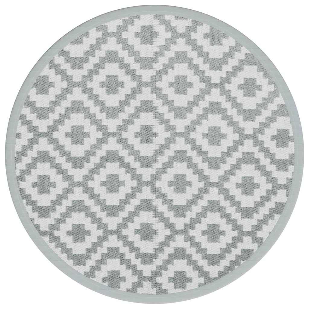 Outdoor-Teppich ARAKIL Grau Ø200 cm PP