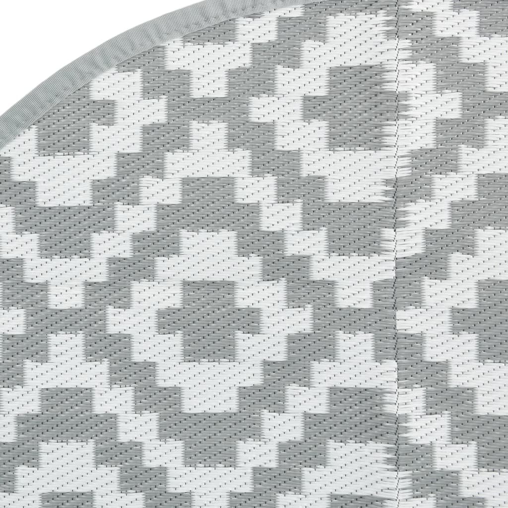 Outdoor-Teppich ARAKIL Grau Ø200 cm PP