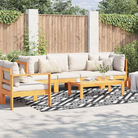 Outdoor rug ARAKIL white and black 190x290 cm PP