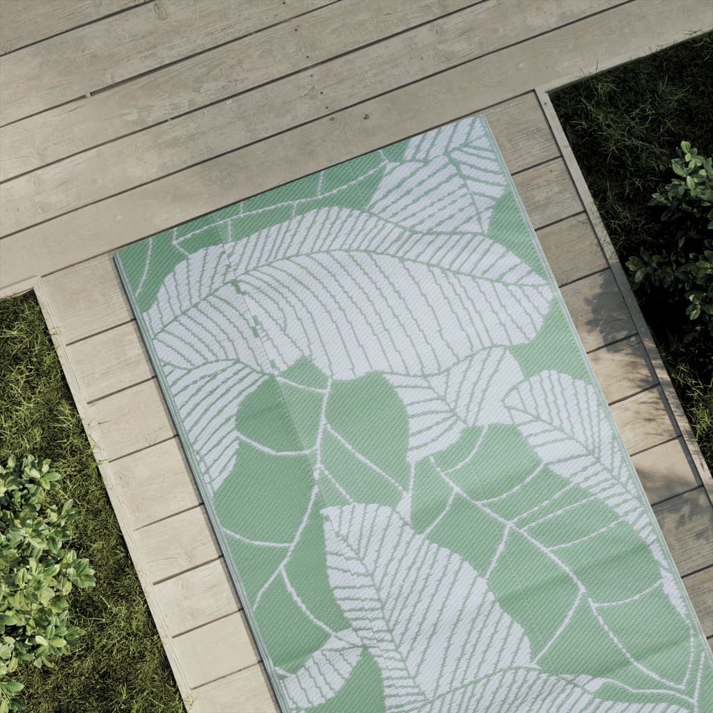 Tapis d'extérieur vert 80x150 cm PP