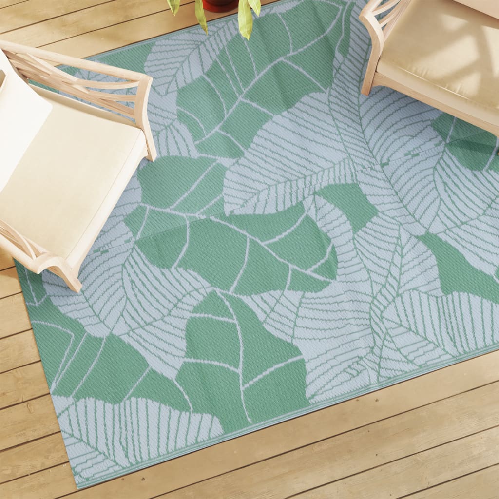 Tapis extérieur vert 190x290 cm PP