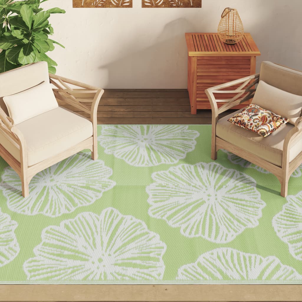 Tapis extérieur vert 160x230 cm PP