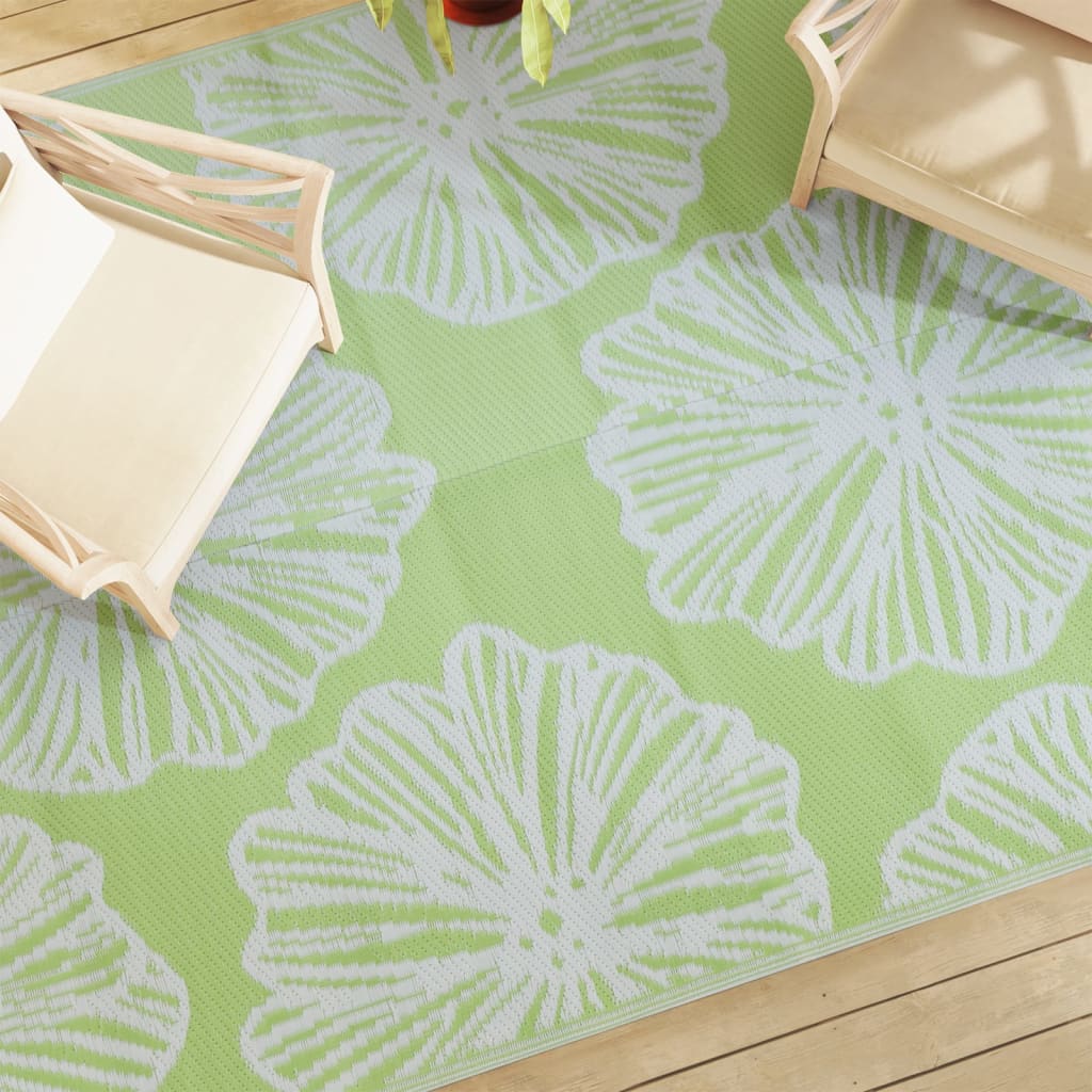 Tapis extérieur vert 190x290 cm PP