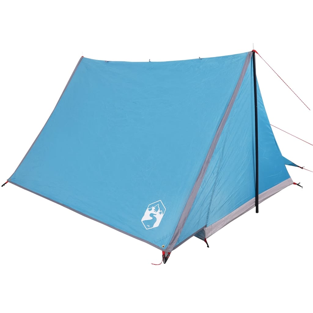 Tente de camping 2 personnes bleue imperméable