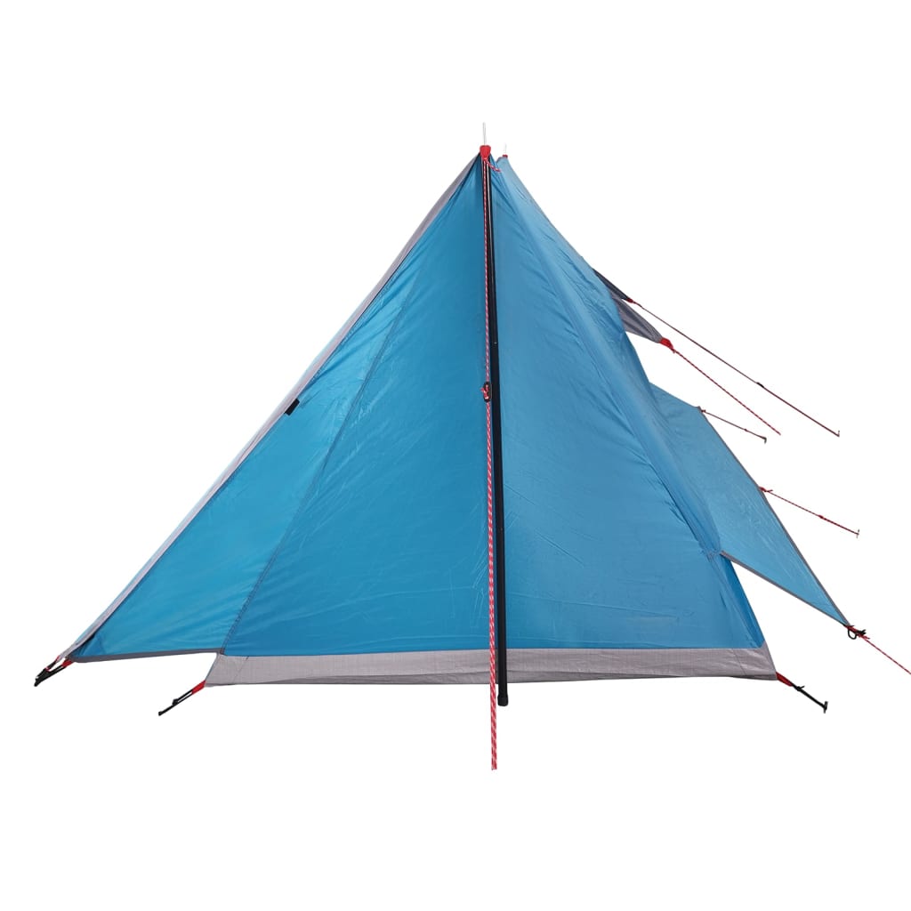 Tente de camping 2 personnes bleue imperméable