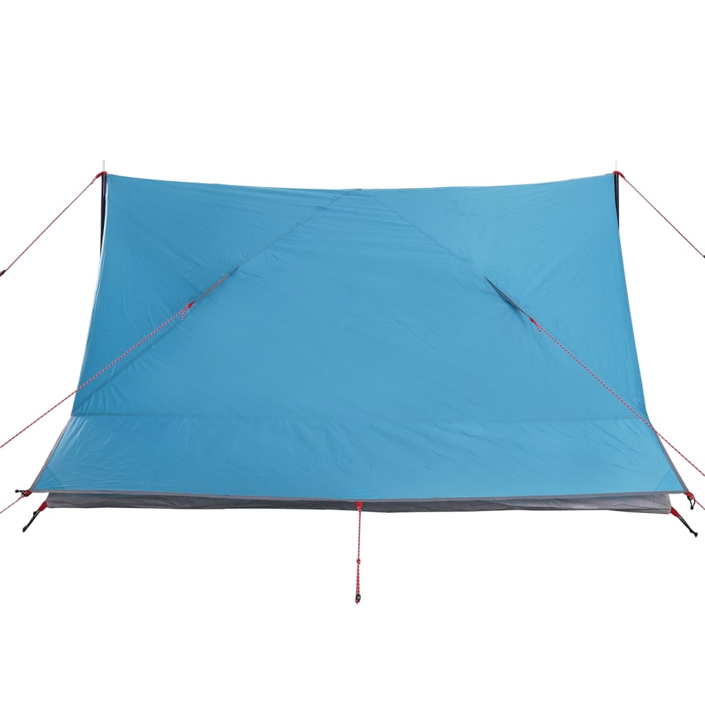 Tente de camping 2 personnes bleue imperméable