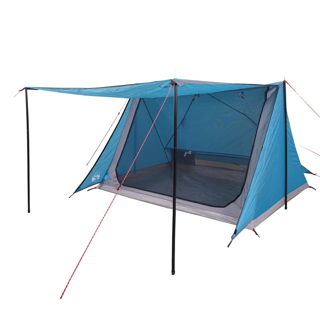 Tente de camping 2 personnes bleue imperméable