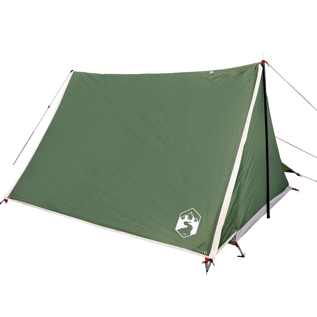 Tente de camping 2 personnes verte imperméable