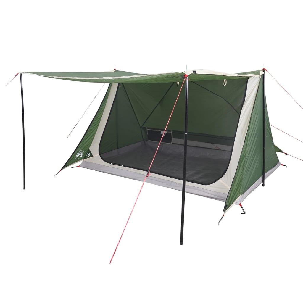 Tente de camping 2 personnes verte imperméable