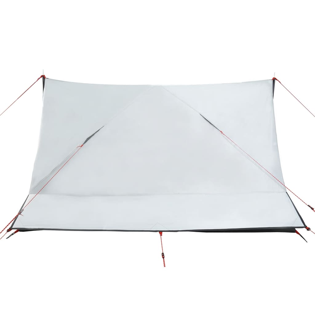 Tente de camping 2 personnes en tissu occultant blanc imperméable