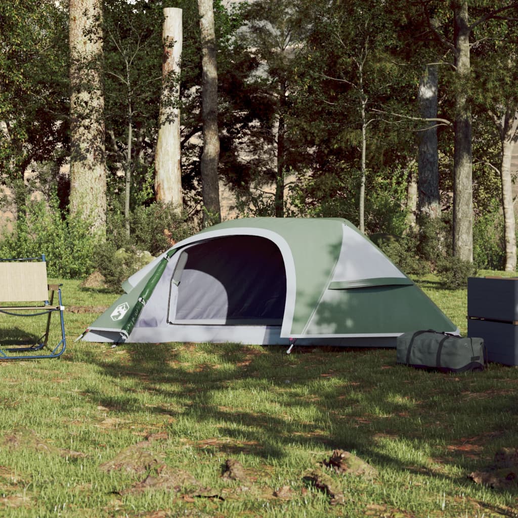 Tente de Camping Dôme 1 Personne Verte Etanche