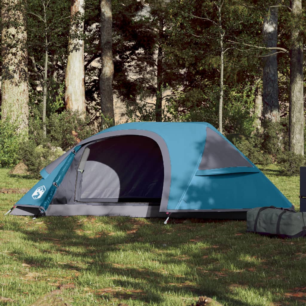 Tente de Camping Dôme 1 Personne Bleue Etanche