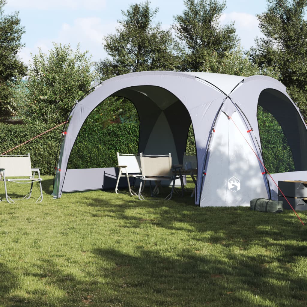 Tente de fête blanche et grise imperméable