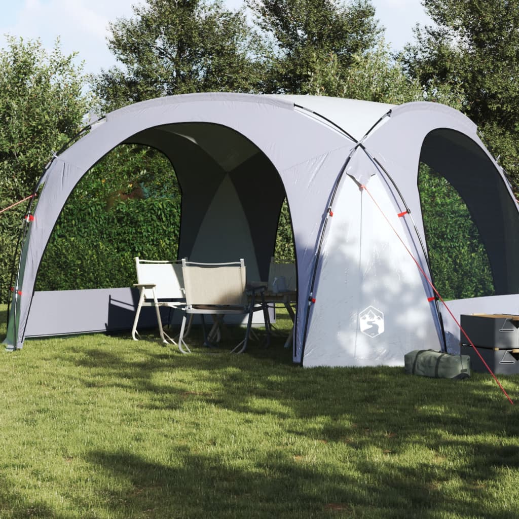 Tente de fête blanche et grise imperméable