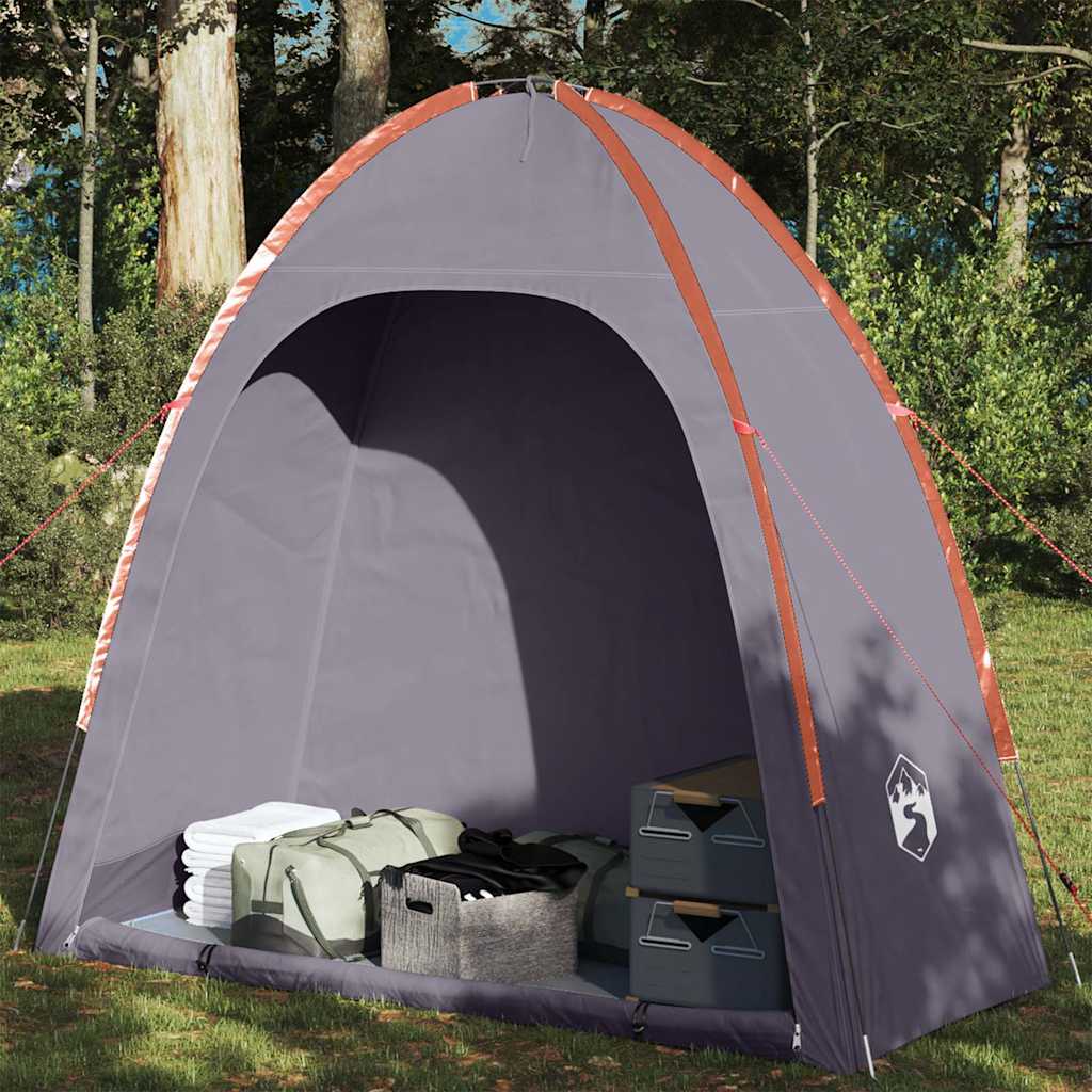 Side tent grey and orange waterproof