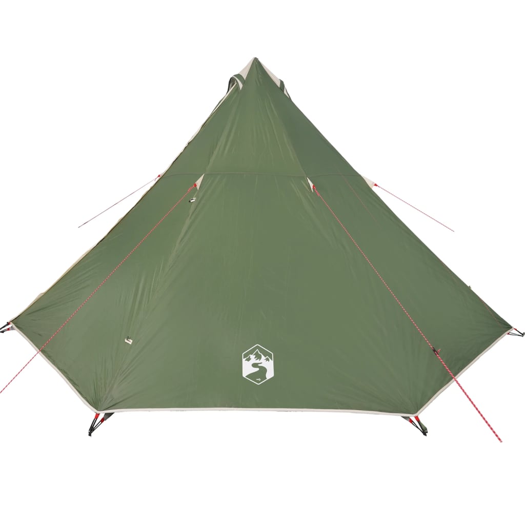 Tente tipi familiale 8 personnes verte imperméable