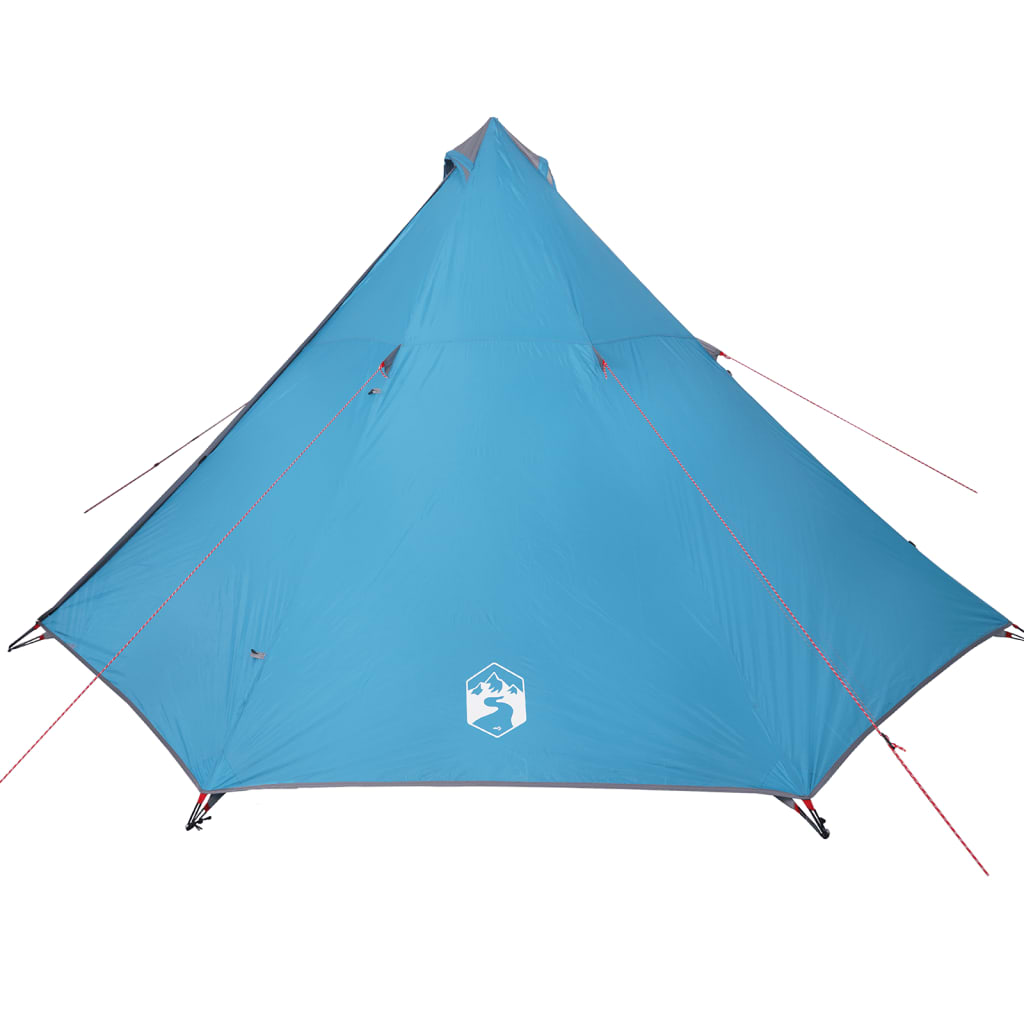 Tente tipi familiale 8 personnes bleue imperméable