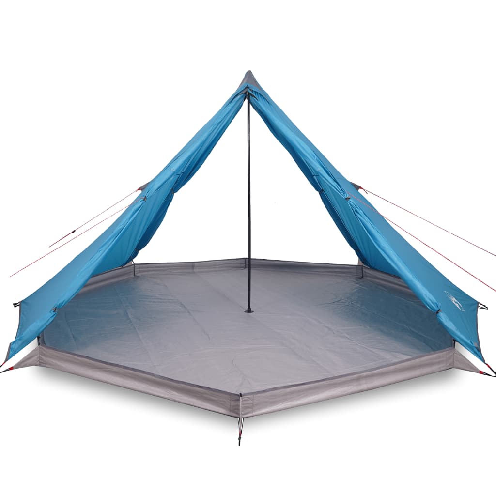 Tente tipi familiale 8 personnes bleue imperméable