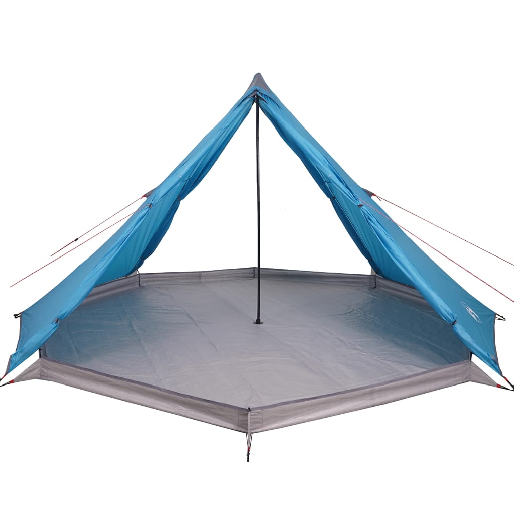 Tente tipi familiale 8 personnes bleue imperméable