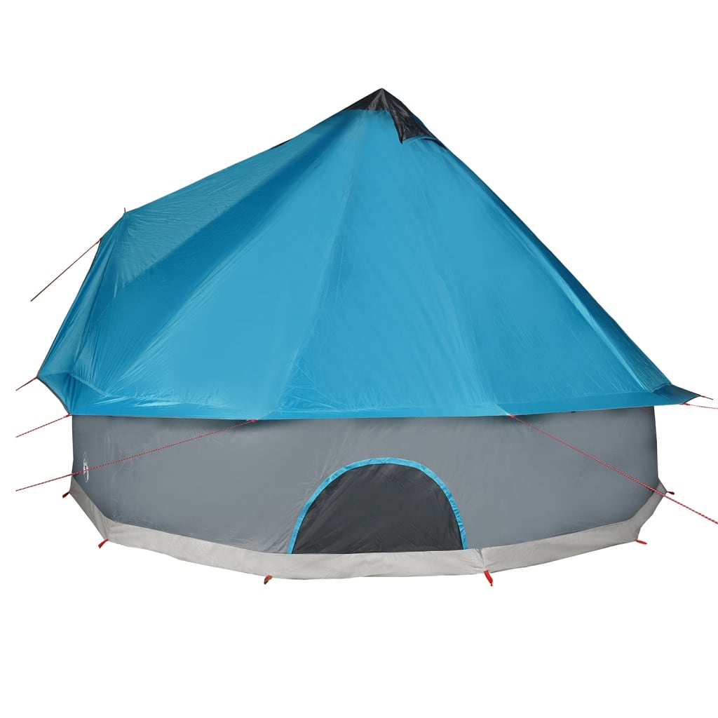 Tente familiale Tipi 12 personnes bleue imperméable