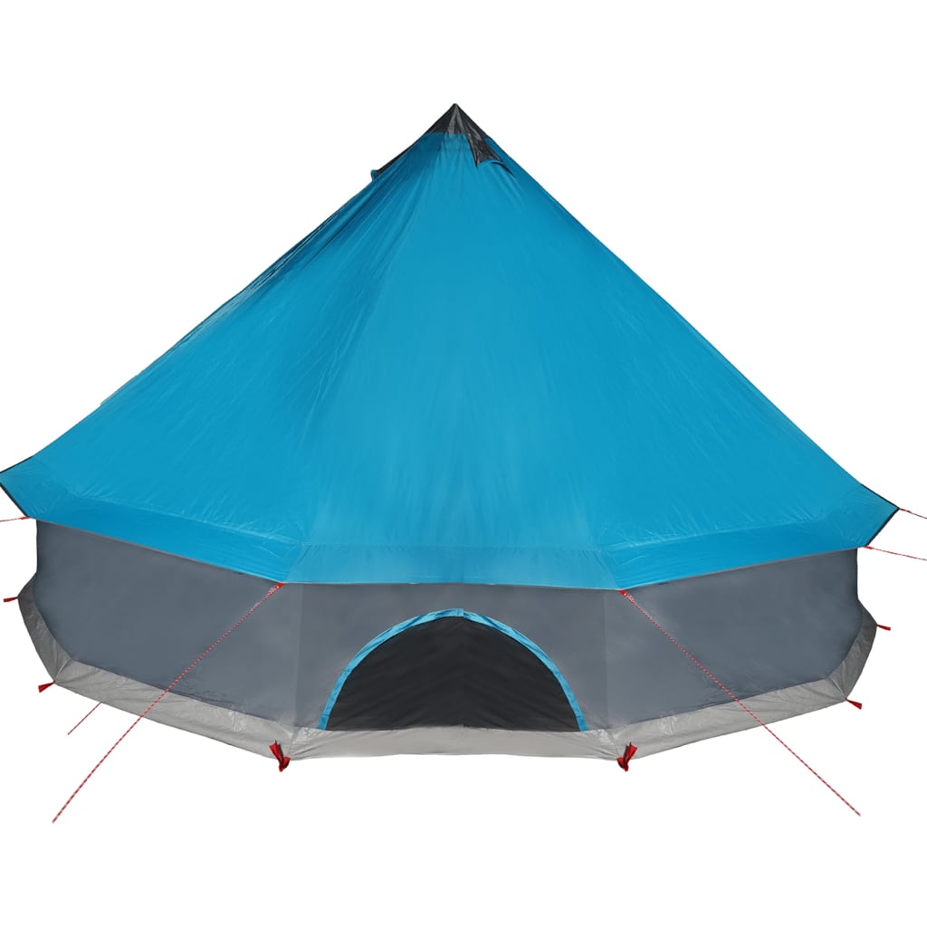 Tente familiale Tipi 12 personnes bleue imperméable