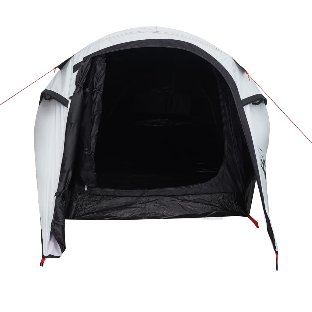 Tente de camping tunnel 3 personnes blanc foncé imperméable