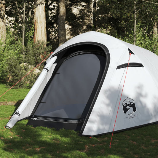 Tente de camping tunnel 3 personnes blanc foncé imperméable