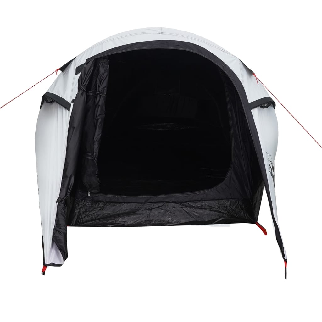 Tente de camping tunnel 2 personnes blanc foncé imperméable