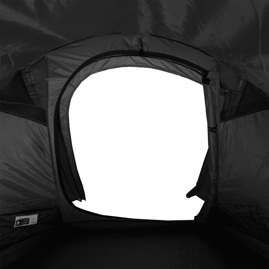 Tente de camping tunnel 2 personnes blanc foncé imperméable