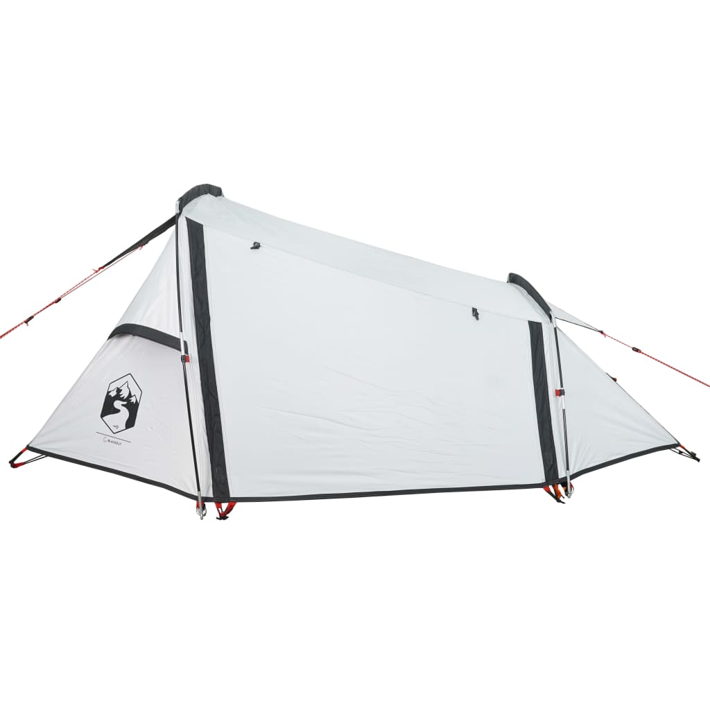 Tente de camping tunnel 2 personnes blanc foncé imperméable