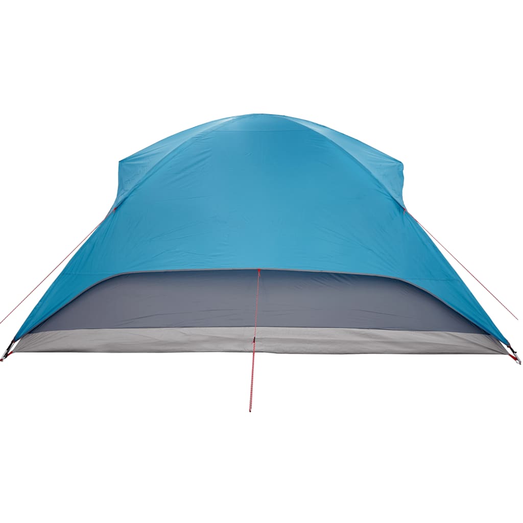 Tente familiale pour 6 personnes bleue imperméable