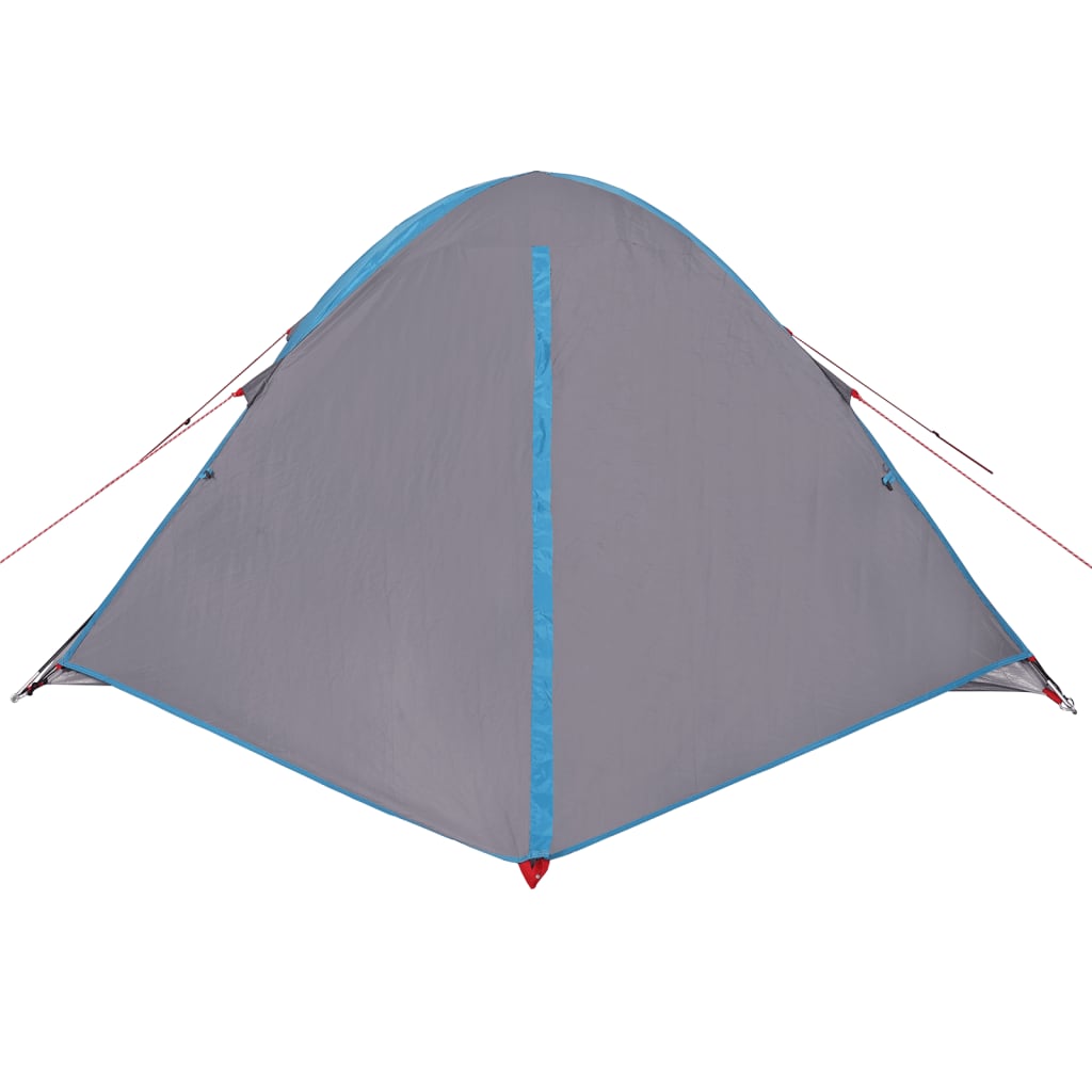 Tente de camping dôme 2 personnes bleue imperméable