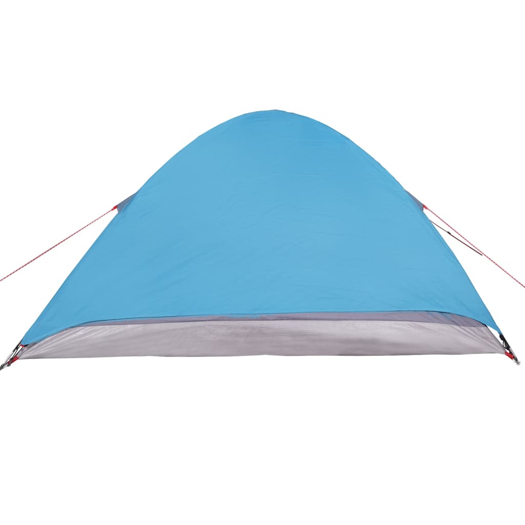 Tente de camping dôme 2 personnes bleue imperméable