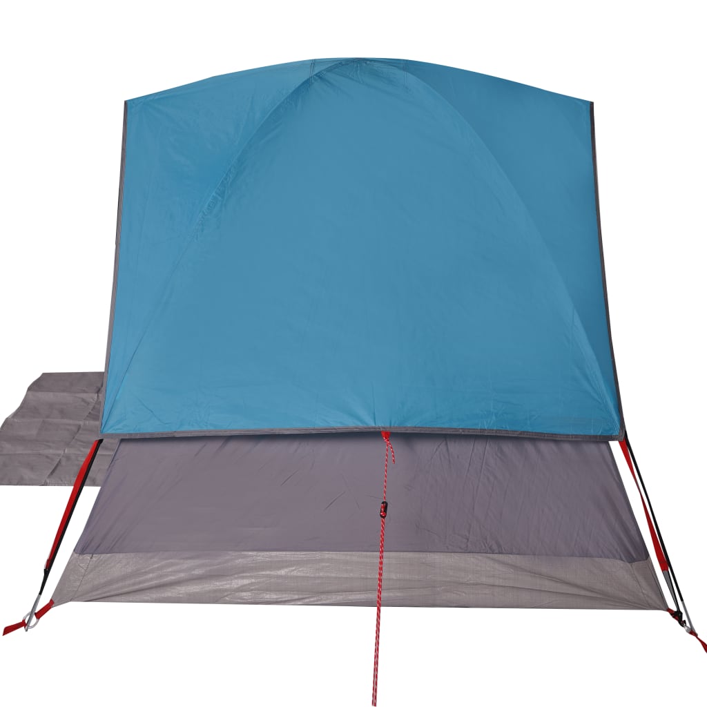 Tente de camping dôme 2 personnes bleue imperméable