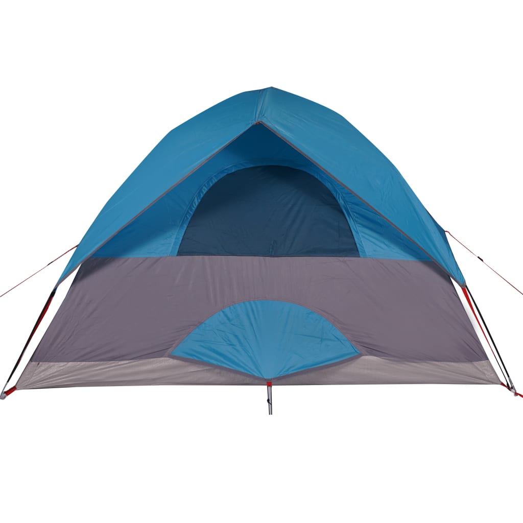 Tente de camping dôme 2 personnes bleue imperméable