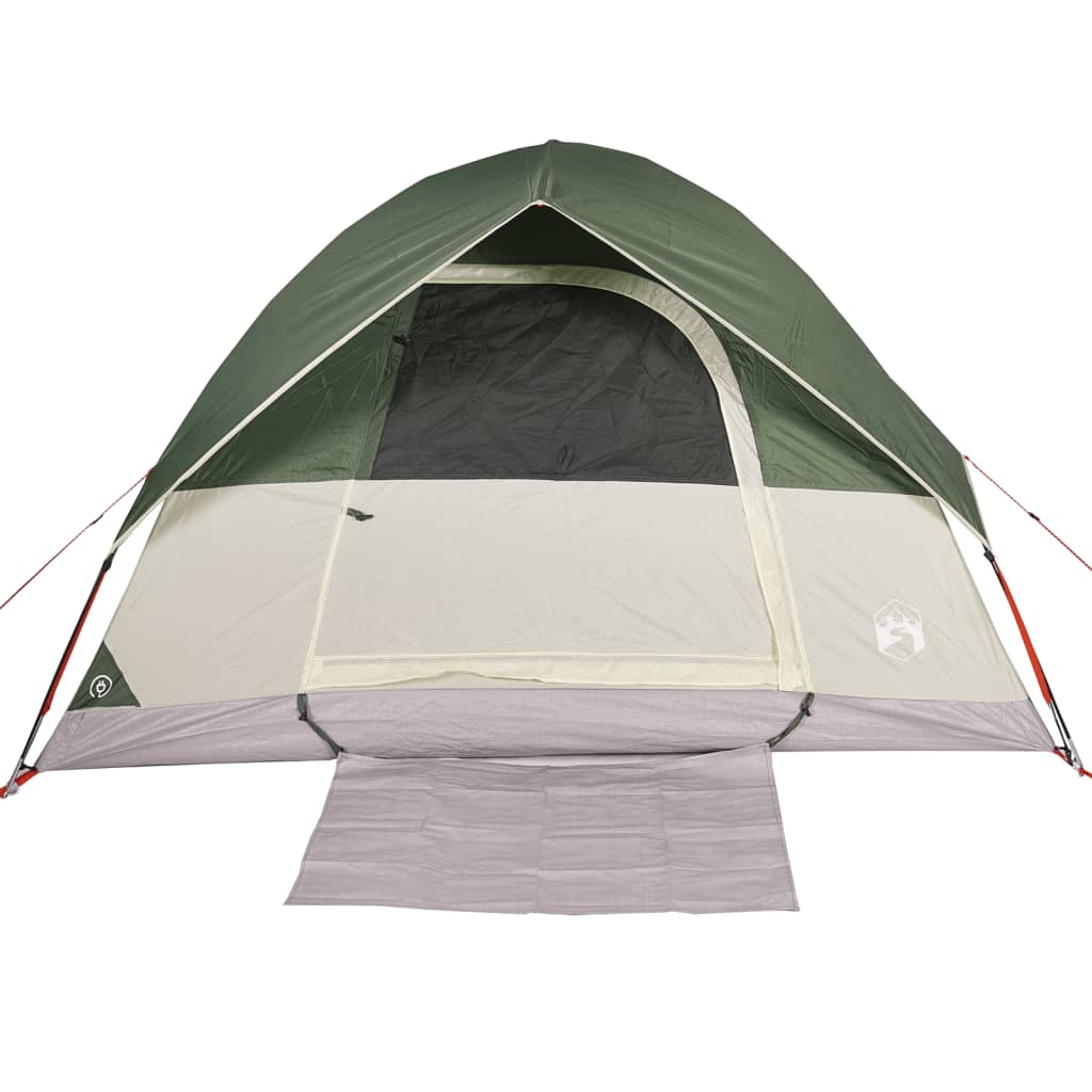 Tente de camping dôme 3 personnes verte imperméable