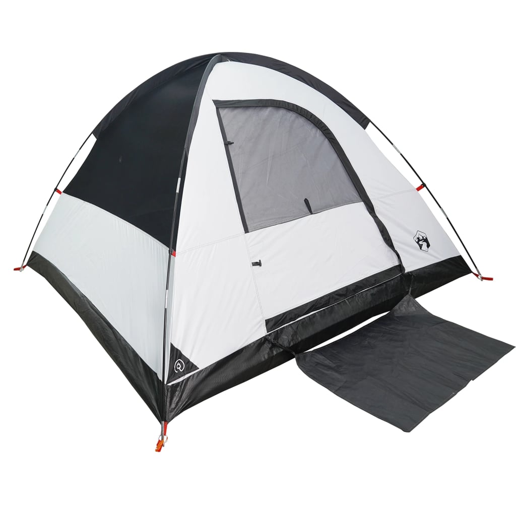 Tente de camping dôme 3 personnes blanc foncé imperméable