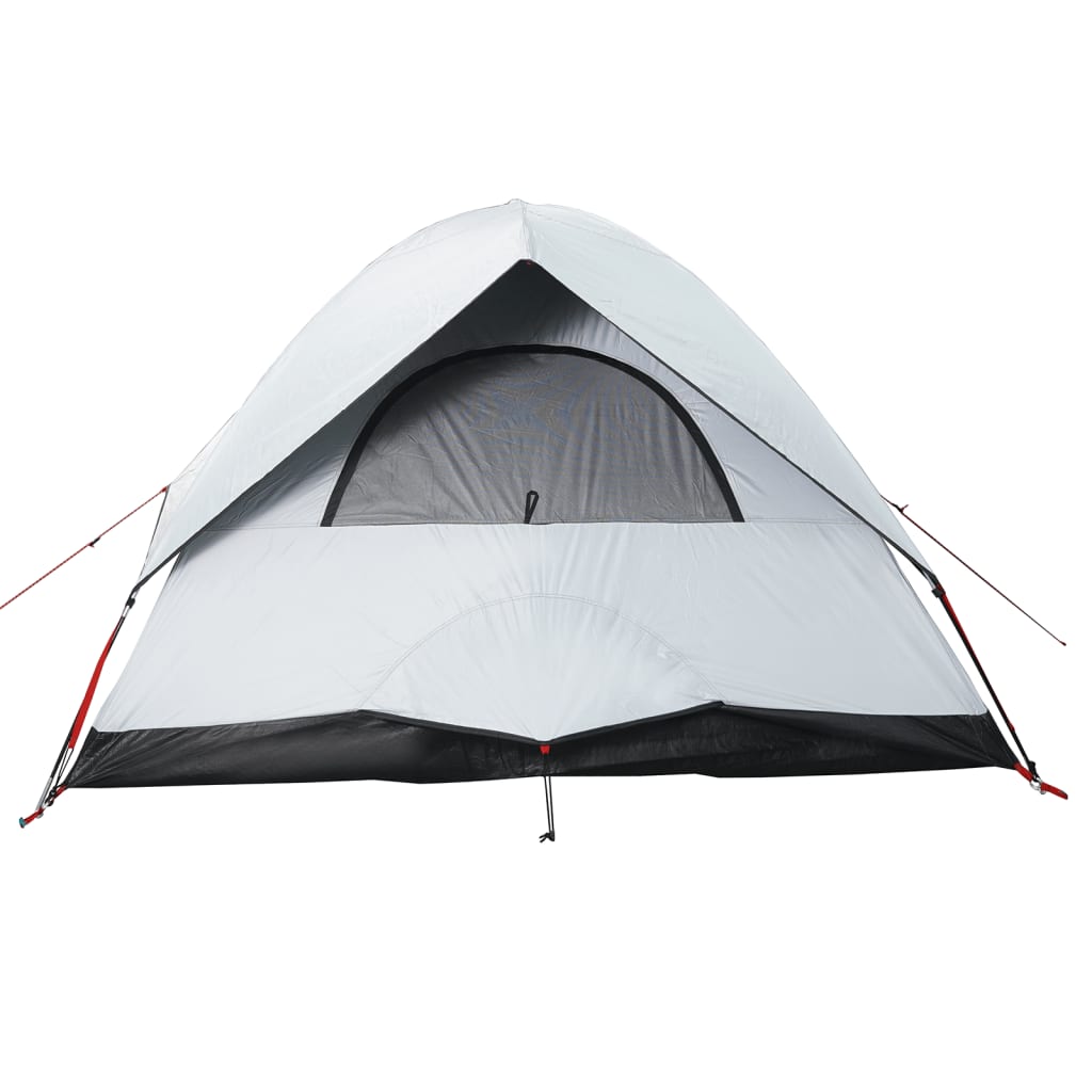 Tente de camping dôme 3 personnes blanc foncé imperméable