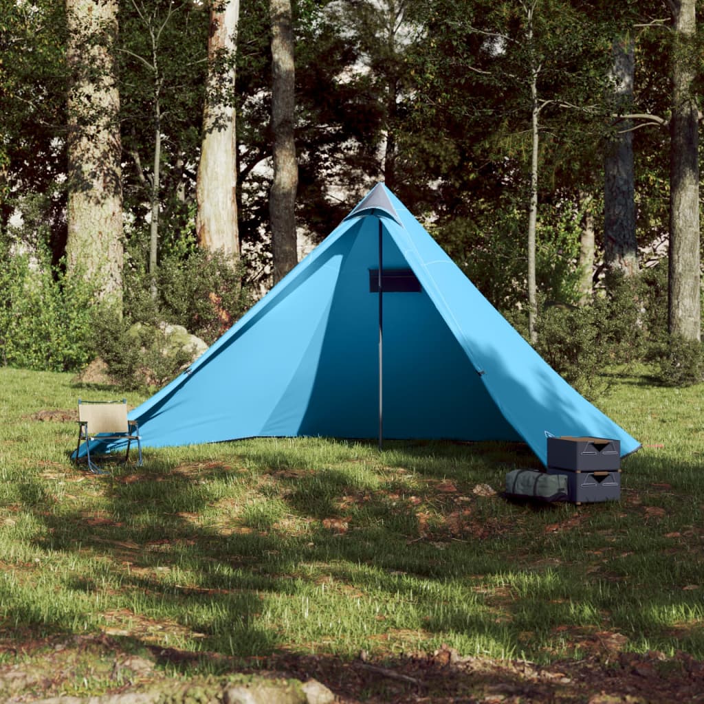 Tente familiale Tipi 7 personnes bleue imperméable